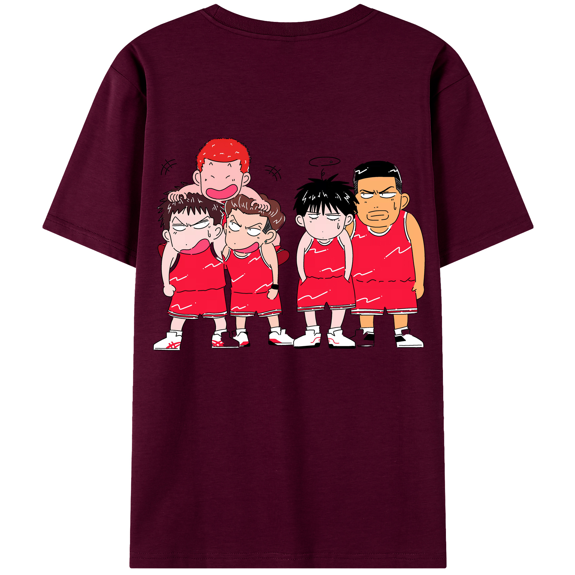 （画像用） SLAM DUNK／スラムダンク レディース半袖Tシャツ(バックプリント)